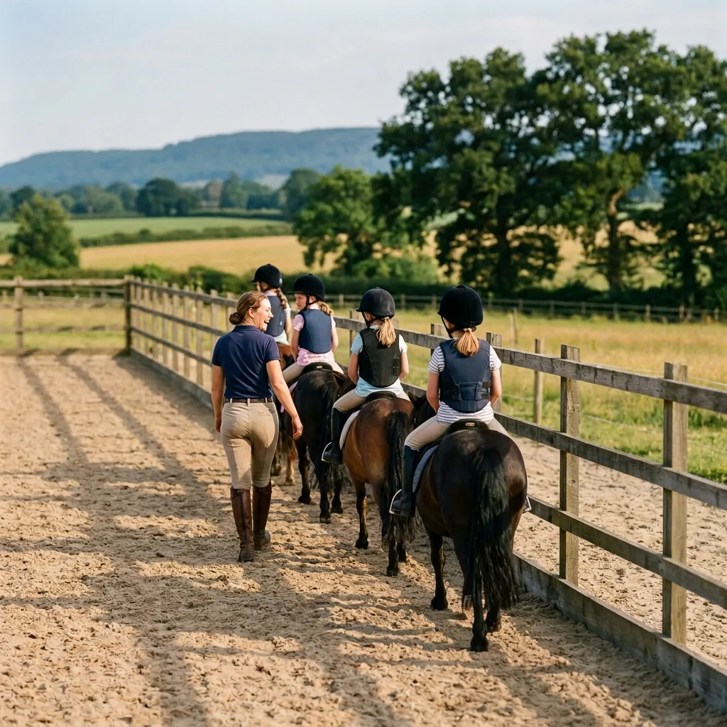 Cours de poney à Vaulx, Haute-Savoie